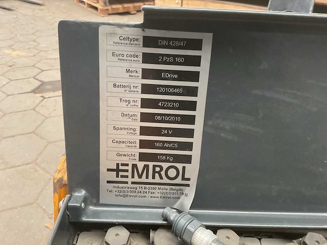 1995 jungheinrich a 160b 115-54 elektrische palletwagen - afbeelding 2 van  10