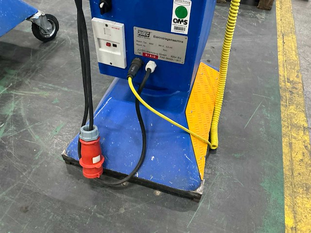 1995 jutec modell 6000 buigmachine - afbeelding 5 van  8