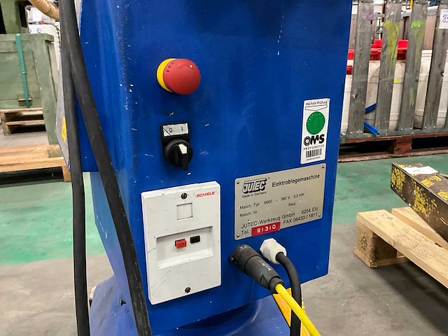 1995 jutec modell 6000 buigmachine - afbeelding 6 van  8