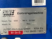 1995 jutec modell 6000 buigmachine - afbeelding 8 van  8