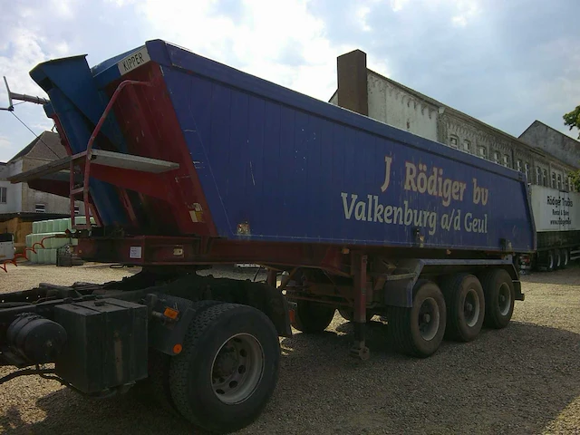 1995 kempf skm 34/3 3-assige kipperoplegger – 28 m³ – 34.000 kg - afbeelding 1 van  5