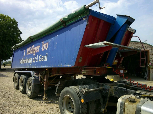 1995 kempf skm 34/3 3-assige kipperoplegger – 28 m³ – 34.000 kg - afbeelding 2 van  5