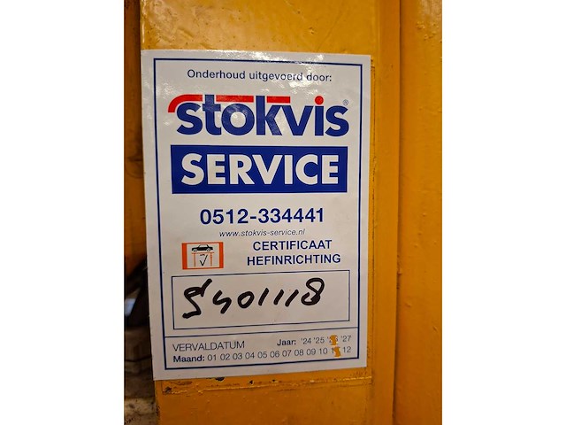 1995 koni ks4028 hefbrug 2,8ton - afbeelding 11 van  14