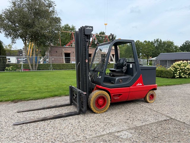 1995 linde e48p vorkheftruck elektrisch - afbeelding 1 van  14
