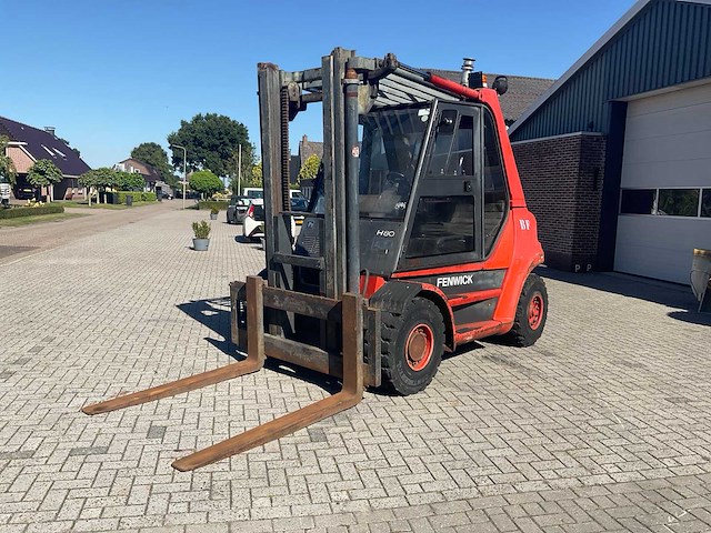 1995 linde h80 d vorkheftruck - afbeelding 1 van  11