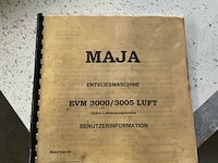 1995 maja evm 3005 ontvliesmachine - afbeelding 6 van  7