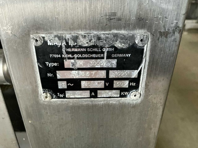 1995 maja evm 3005 ontvliesmachine - afbeelding 7 van  7
