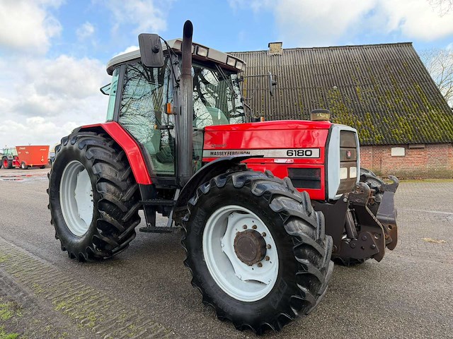 1995 massey ferguson 6180 dynashift vierwielaangedreven landbouwtractor - afbeelding 6 van  11