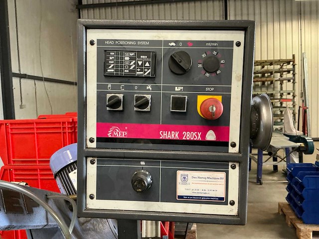 1995 mep shark 280sx metalen horizontale bandzaagmachine - afbeelding 2 van  4