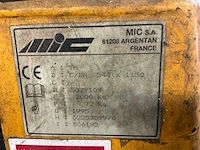 1995 mic tm hand hydraulische palletwagen - afbeelding 5 van  5