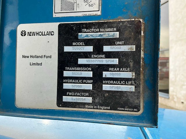 1995 new holland 8340 powerstar sle vierwielaangedreven landbouwtractor - afbeelding 22 van  29