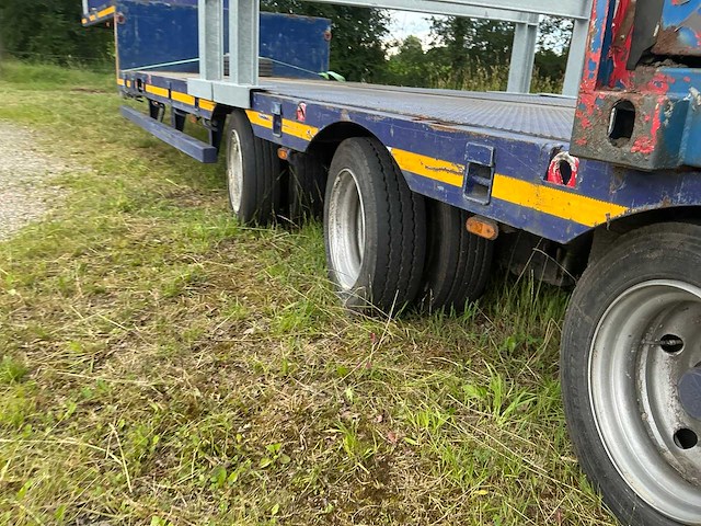 1995 nooteboom mco 42 03v l gestuurde uitschuifbare semi-dieplader - afbeelding 2 van  26