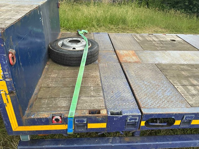 1995 nooteboom mco 42 03v l gestuurde uitschuifbare semi-dieplader - afbeelding 4 van  26