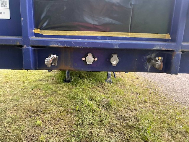 1995 nooteboom mco 42 03v l gestuurde uitschuifbare semi-dieplader - afbeelding 9 van  26