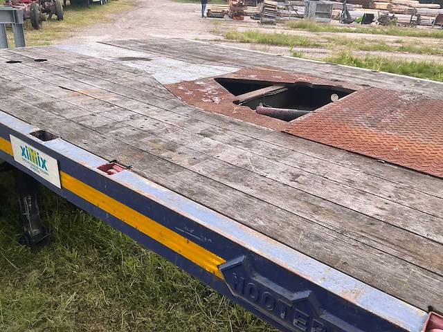 1995 nooteboom mco 42 03v l gestuurde uitschuifbare semi-dieplader - afbeelding 13 van  26