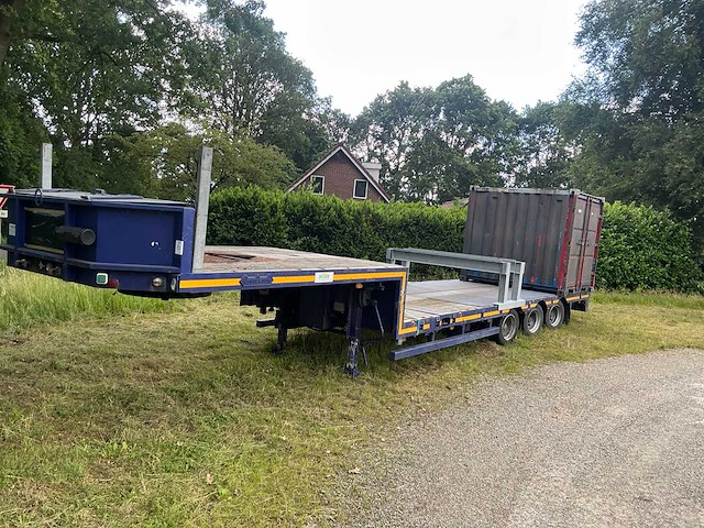 1995 nooteboom mco 42 03v l gestuurde uitschuifbare semi-dieplader - afbeelding 12 van  26