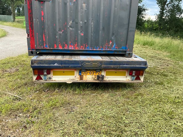 1995 nooteboom mco 42 03v l gestuurde uitschuifbare semi-dieplader - afbeelding 23 van  26