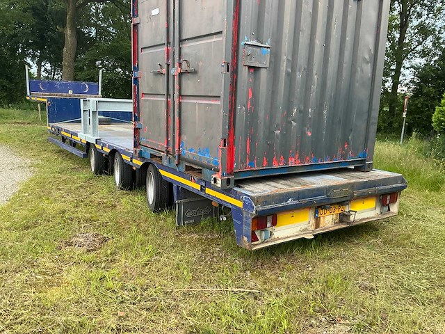 1995 nooteboom mco 42 03v l gestuurde uitschuifbare semi-dieplader - afbeelding 24 van  26