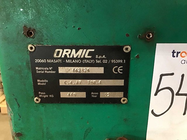 1995 ormic erco 4a balenpers - afbeelding 2 van  5