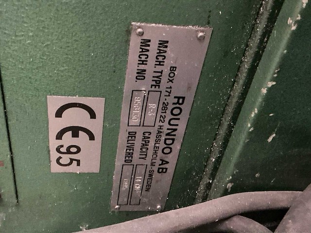 1995 roundo r3 hydraulische profielbuigmachine - afbeelding 8 van  9