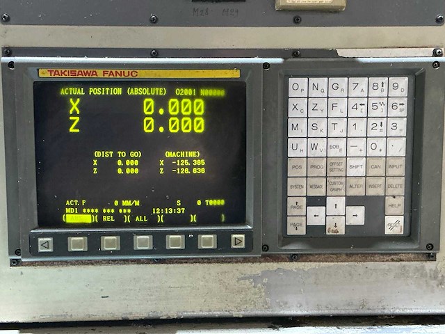 1995 takisawa tc-20 cnc-draaibank met lns stafaanvoer - afbeelding 2 van  21