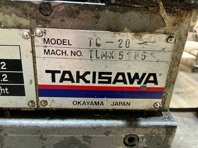 1995 takisawa tc-20 cnc-draaibank met lns stafaanvoer - afbeelding 11 van  21