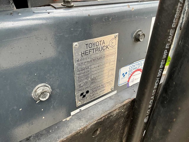 1995 toyota 5-fbe-13 vorkheftruck - afbeelding 13 van  23