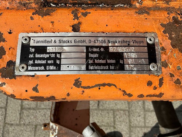 1995 tünniben & stocks 4317s houthakselaar - afbeelding 7 van  16