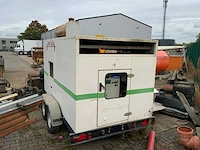 1995 uraca kd724 hoge druk aanhangwagen 2000bar