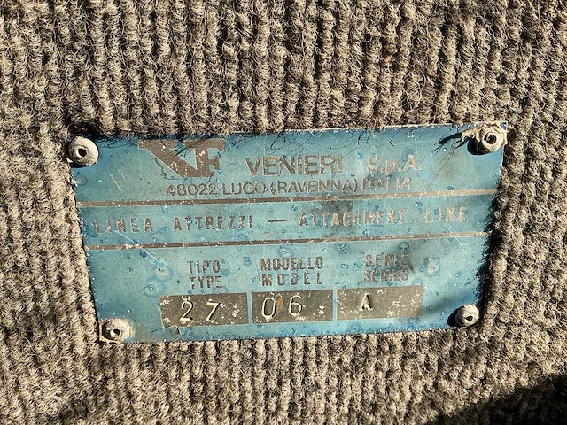1995 venieri vf563 wiellader – inclusief grondbak en palletvorken - afbeelding 33 van  41