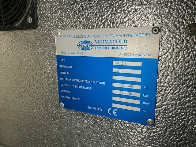 1995 vermacold sv36 barkoeling met flessennest - afbeelding 4 van  7