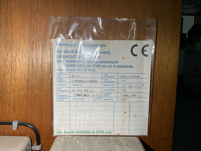 1995 vermacold sv36 barkoeling met flessennest - afbeelding 2 van  8