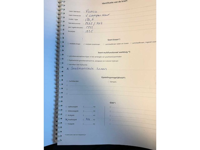 1995 vicario 172.6 mobiele bouwkraan - afbeelding 14 van  23