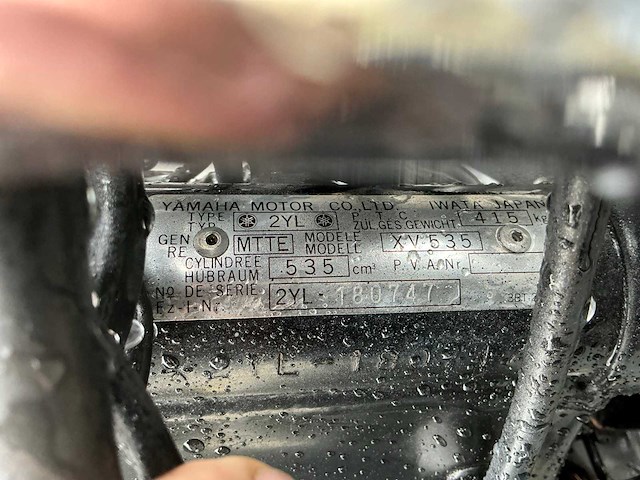 1995 yamaha xv535 motorfiets - afbeelding 11 van  20