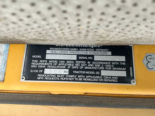 1995 zettelmeyer zl702 shovel - afbeelding 31 van  42