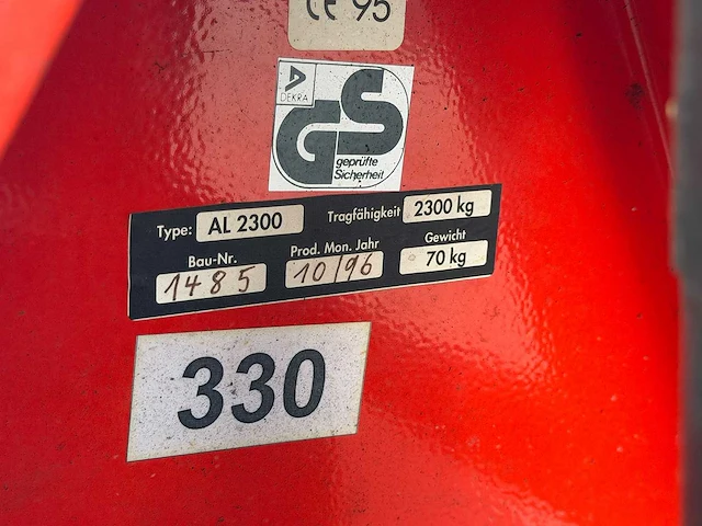 1996 - clark - al 2300 - hydraulic hand pallet trucks - afbeelding 3 van  3