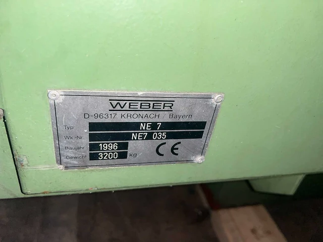1996 - weber - ne 7 035 - extruders - afbeelding 2 van  2