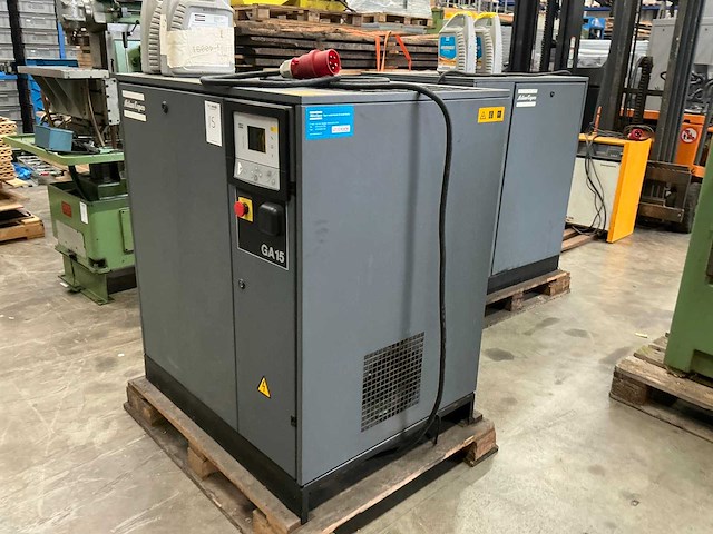 1996 atlas copco ga15ff schroefcompressor - afbeelding 4 van  9