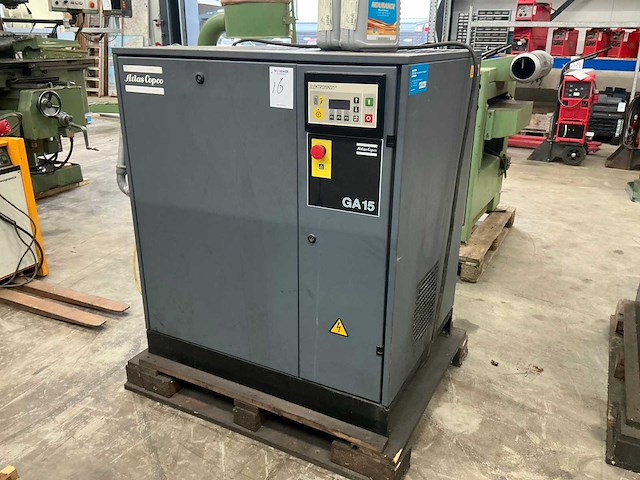 1996 atlas copco ga15ff schroefcompressor - afbeelding 3 van  8