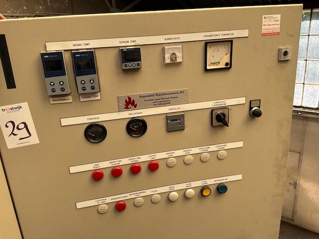 1996 babcock wanson 850 thermische vloeistofverhitter - afbeelding 8 van  29