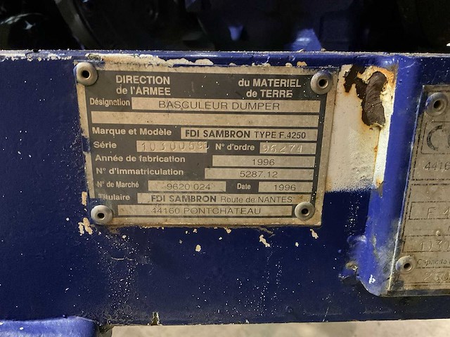 1996 basquleur zelfrijdende f 4250 dumper - afbeelding 4 van  14