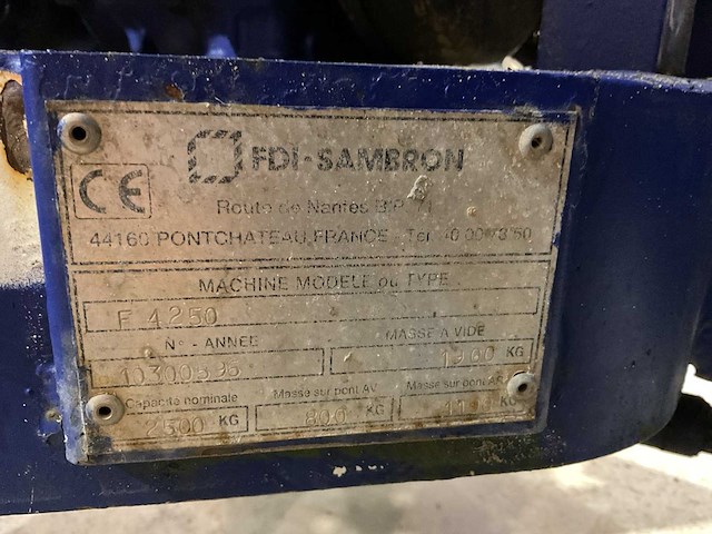 1996 basquleur zelfrijdende f 4250 dumper - afbeelding 5 van  14