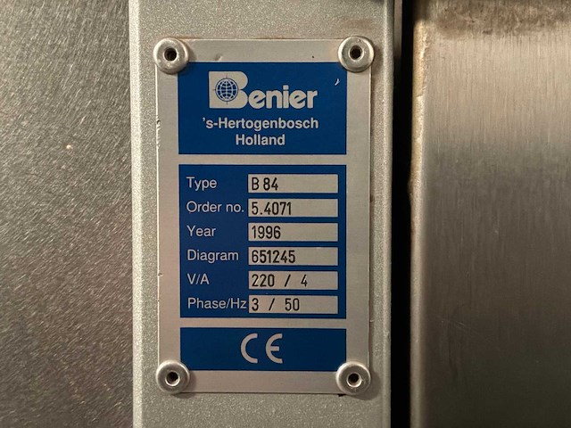 1996 benier dough assist major b84 deeg afmeter - afbeelding 4 van  4