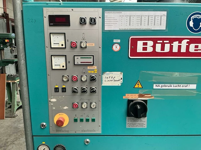 1996 bütfering eco 2kc e1100 breedbandschuurmachine - afbeelding 4 van  36