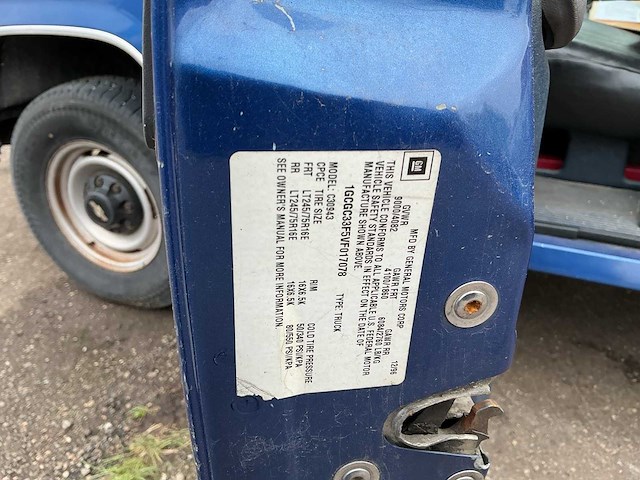 1996 chevrolet pick-up truck 3500 personenauto - afbeelding 5 van  12