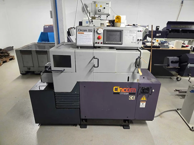 1996 cincom citizen b-12 cnc langdraaibank / swiss lathe - afbeelding 12 van  24