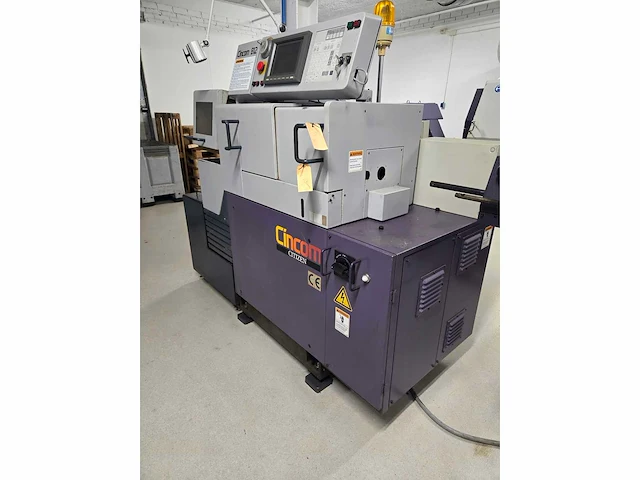 1996 cincom citizen b-12 cnc langdraaibank / swiss lathe - afbeelding 18 van  24