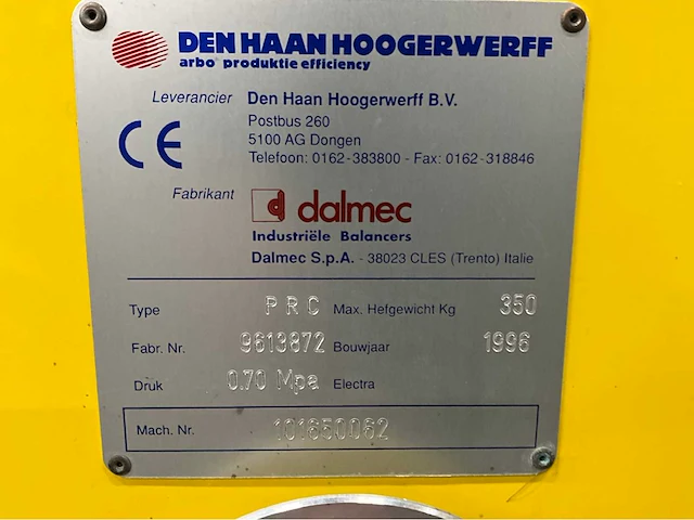 1996 dalmec prc hijsrobot - afbeelding 3 van  11