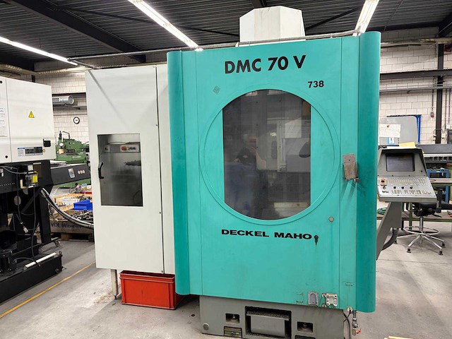 1996 deckel maho dmc70v 3-assig cnc verticaal bewerkingscentrum - afbeelding 1 van  37