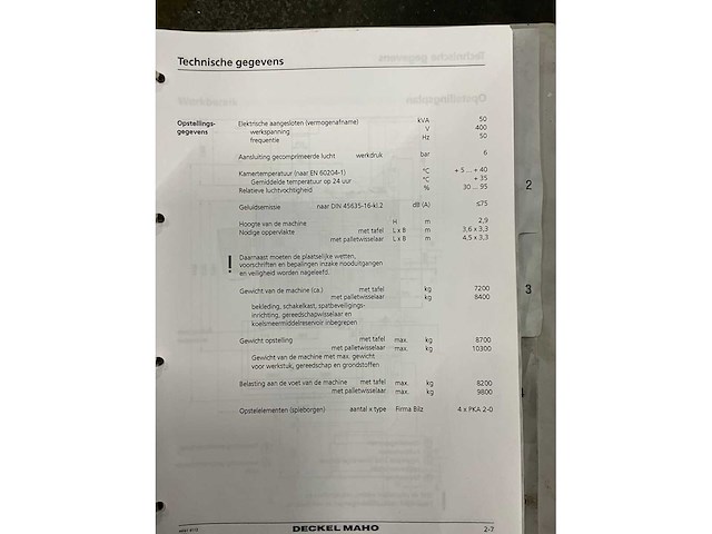 1996 deckel maho dmc70v 3-assig cnc verticaal bewerkingscentrum - afbeelding 17 van  21